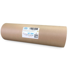 24" x 720' Heavy Duty 50 lbs. Natural Brown Kraft Paper Roll